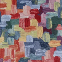 Mönstrade Möbeltyger|Abstract colourful art gobelängtyg