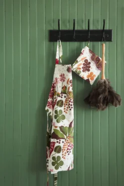 Almedahls Förkläden|Ailanthus grön-brun - förkläde från