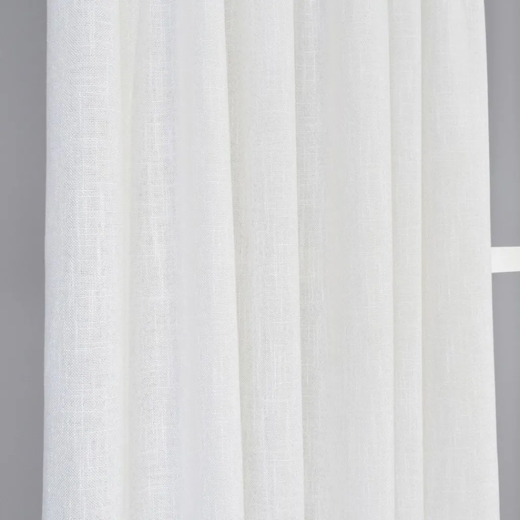 Fondaco Gardiner Enfärgade|Alan Offwhite Gardiner med Linne-look och Tungt Fall