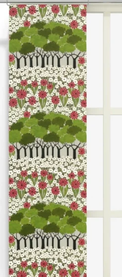 Arvidssons textil Panelgardiner|Allé grön panelgardiner