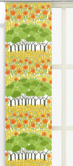 Arvidssons textil Panelgardiner|Allé gul panelgardiner
