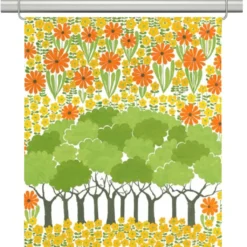 Arvidssons textil Panelgardiner|Allé gul panelgardiner