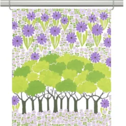 Arvidssons textil Panelgardiner|Allé lila panelgardin