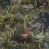 Gardintyger Mönstrade|Ancient forest tyg