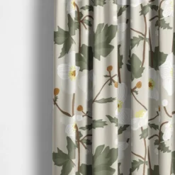 Arvidssons textil Gardintyger Mönstrade|Arvidssons Textil|Anemon beige tyg