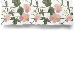 Arvidssons textil Gardinkappor Mönstrade|Anemon rosa gardinkappa metervara