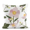 Arvidssons textil Mönstrade Kuddfodral|Anemon rosa kuddfodral