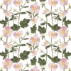 Arvidssons textil Gardintyger Mönstrade|Arvidssons Textil|Anemon rosa tyg