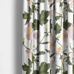 Arvidssons textil Gardintyger Mönstrade|Arvidssons Textil|Anemon rosa tyg