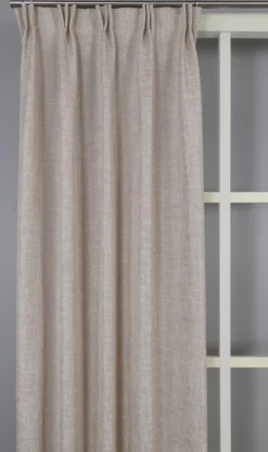 Nordisk Textil Gardiner Enfärgade|Arcadia beige gardiner