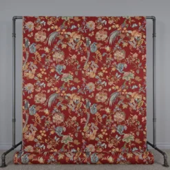 Nordisk Textil Blommiga Möbeltyger|Mönstrade Möbeltyger|Bailey röd gobeläng
