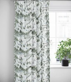 Arvidssons textil Gardiner Mönstrade|Julgardiner|Bare åk gardiner