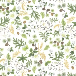 Arvidssons textil Gardintyger Mönstrade|Arvidssons Textil|Barr & Blom offwhite - blommig tyg i bomull