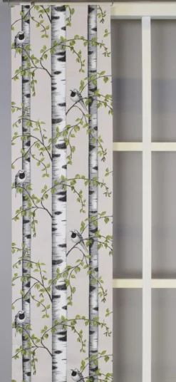 Arvidssons textil Panelgardiner|Björkdungen beige panelgardiner