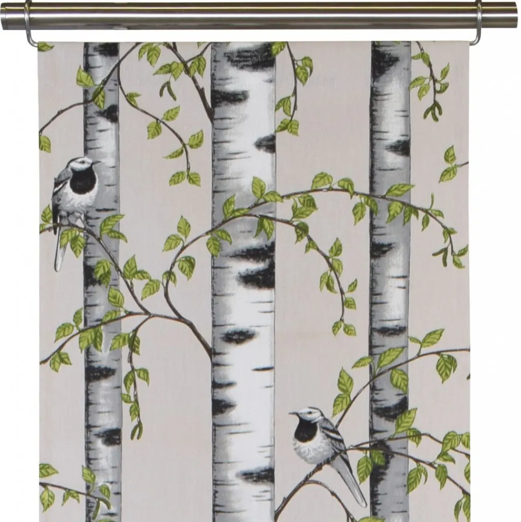 Arvidssons textil Panelgardiner|Björkdungen beige panelgardiner