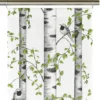 Arvidssons textil Panelgardiner|Björkdungen vit panelgardiner