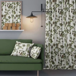 Arvidssons textil Gardiner Mönstrade|Björk gardiner