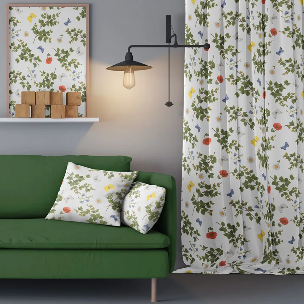 Arvidssons textil Gardintyger Mönstrade|Arvidssons Textil|Björkäng tyg