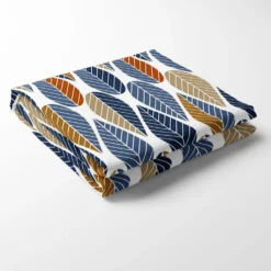 Arvidssons textil Bordsduk|Blader blå bordsduk