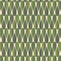 Arvidssons textil Gardintyger Mönstrade|Arvidssons Textil|Blader culla grön tyg