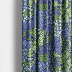 Arvidssons textil Gardintyger Mönstrade|Arvidssons Textil|Blå Blom blå tyg
