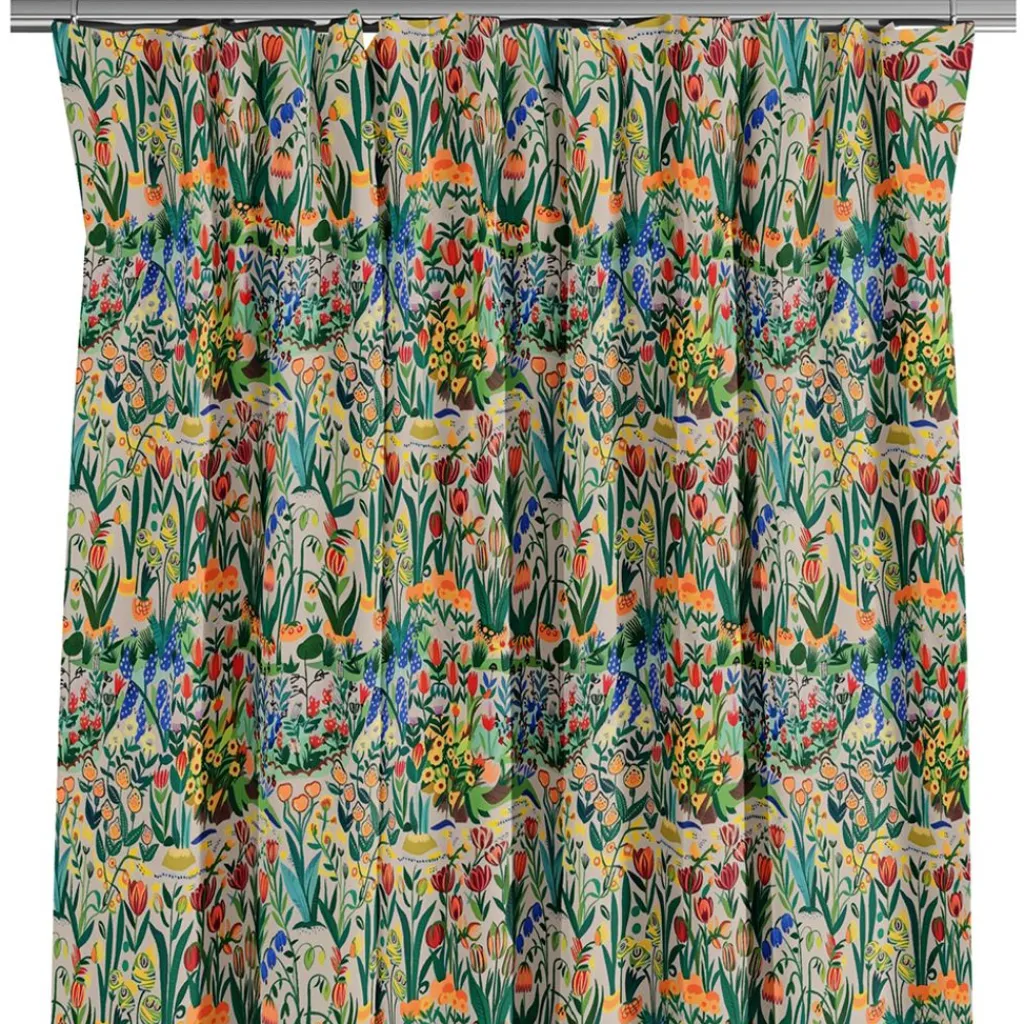 Nordisk Textil Gardiner Mönstrade|Blomsterdröm gardiner