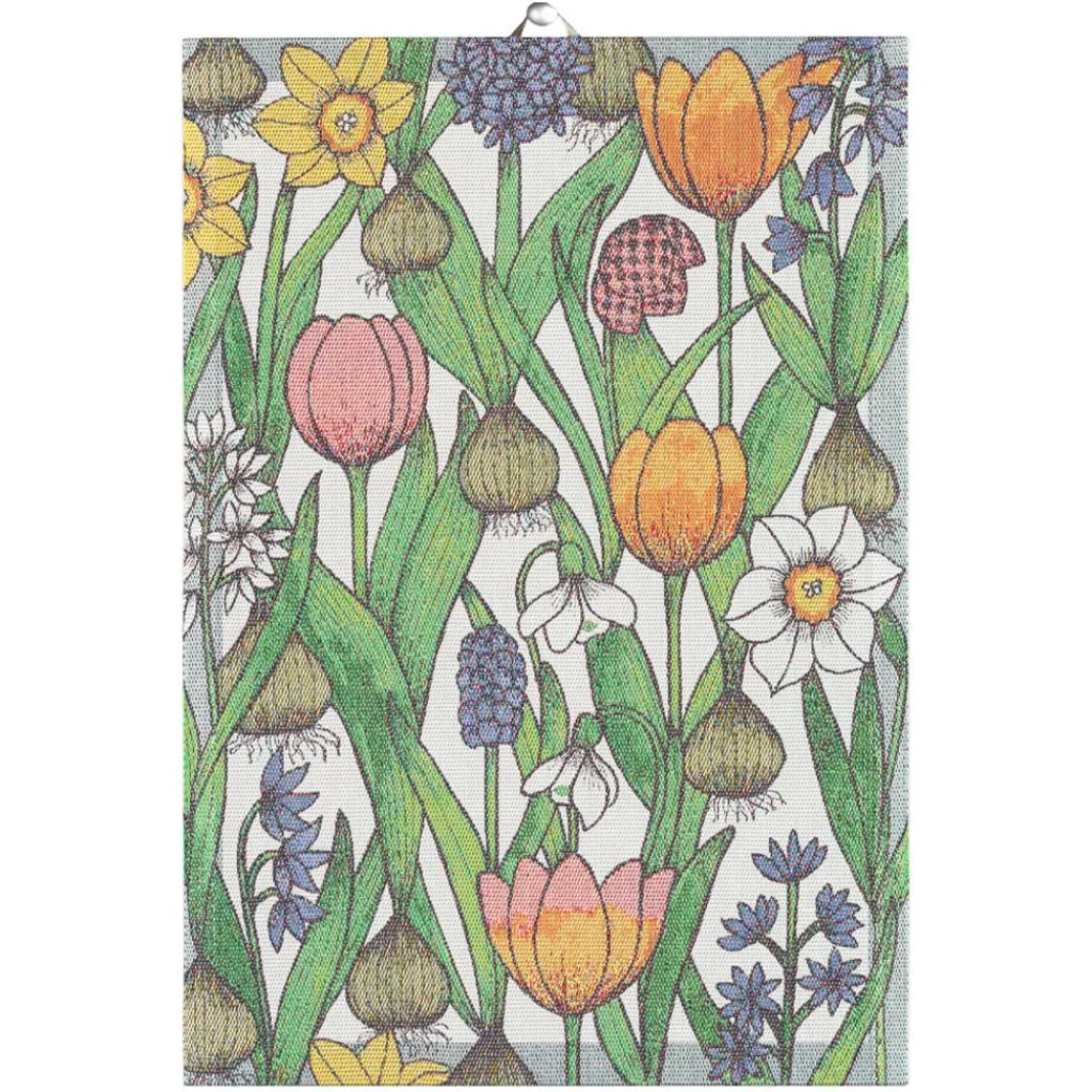 Ekelund Kökshandduk|Blomsterlök kökshandduk 35X50 - s Linneväveri