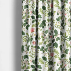Arvidssons textil Gardintyger Mönstrade|Arvidssons Textil|Blomsterlund grön - tyg