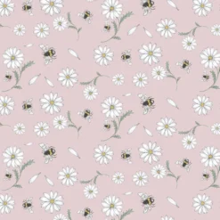 Arvidssons textil Gardintyger Mönstrade|Arvidssons Textil|Blomstersurr rosa tyg