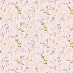 Arvidssons textil Gardintyger Mönstrade|Arvidssons Textil|Blomsteryra rosa blommigt tyg