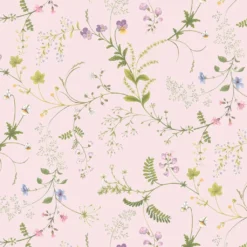 Arvidssons textil Gardintyger Mönstrade|Arvidssons Textil|Blomsteryra rosa blommigt tyg