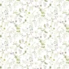Arvidssons textil Mönstrade Kuddfodral|Blomsteryra vit kuddfodral