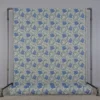 Blommiga Möbeltyger|Mönstrade Möbeltyger|Blue anemone möbeltyg