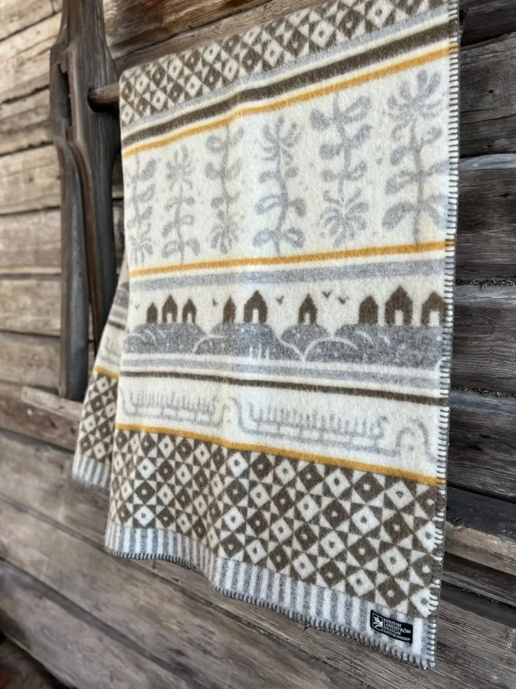 Kerstin Landström Design Ullfiltar|Bohus höst ullfilt 130x180cm -