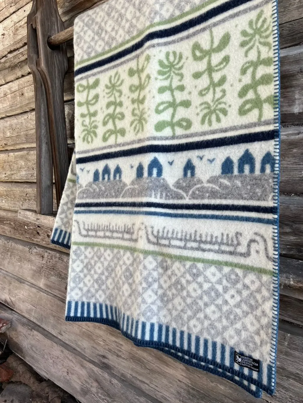 Kerstin Landström Design Ullfiltar|Bohus sommar ullfilt 130x180cm -