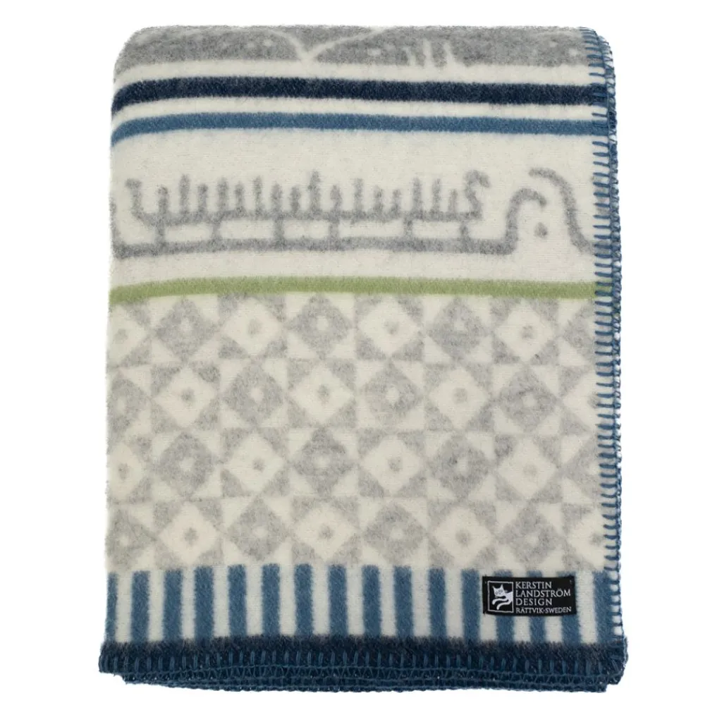 Kerstin Landström Design Ullfiltar|Bohus sommar ullfilt 130x180cm -