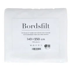 Bordsfilt|Bordsfilt vit förpackning 140x250cm