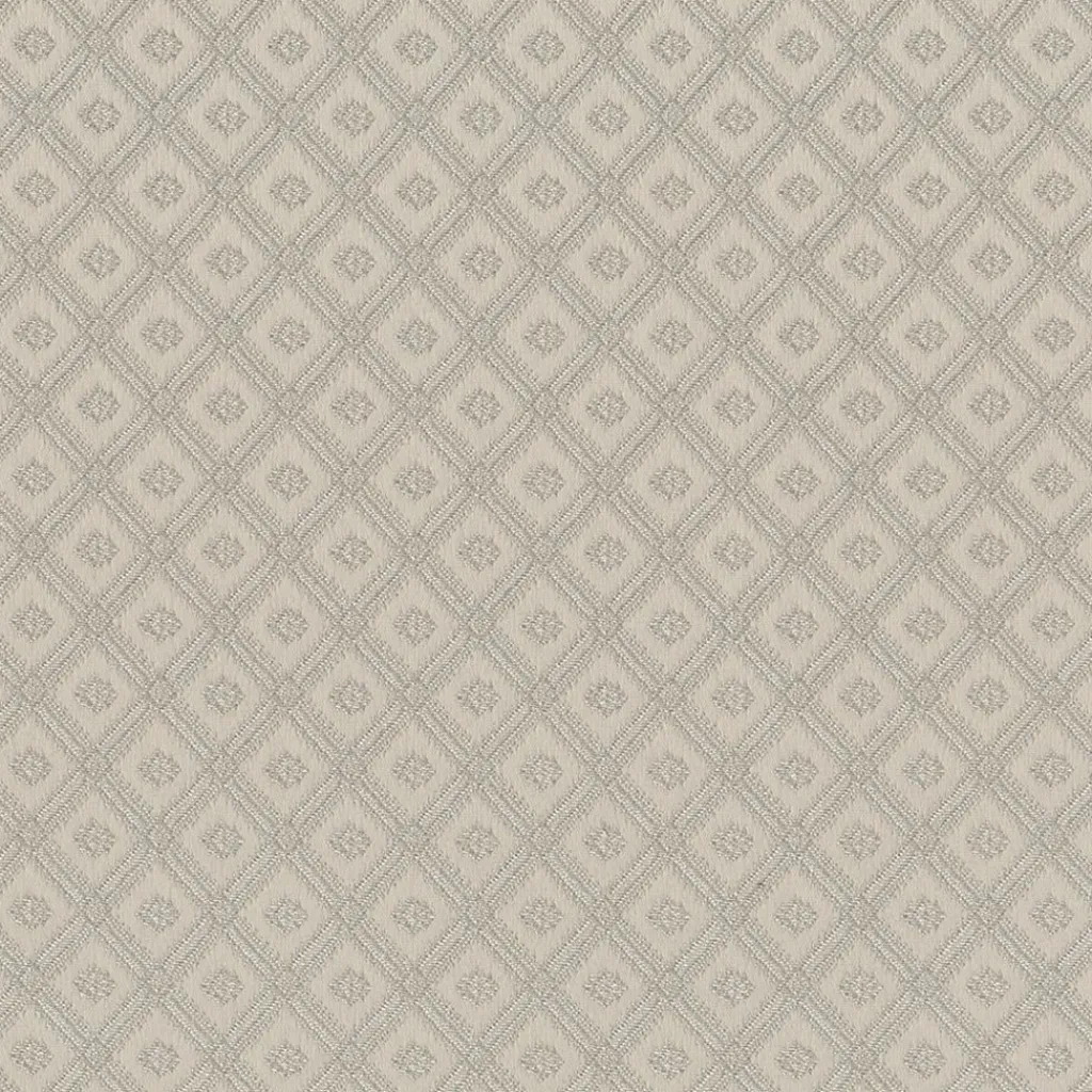 Nordisk Textil Rutiga Möbeltyger|Mönstrade Möbeltyger|Borgholm creme - rutigt möbeltyg i klassisk stil
