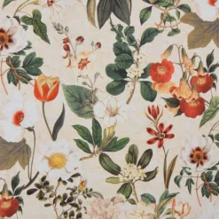 Nordisk Textil Gardintyger Mönstrade|Botany creme tyg