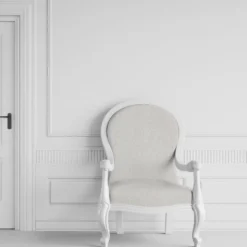 Enfärgade Möbeltyger|Boucle Deluxe offwhite möbeltyg
