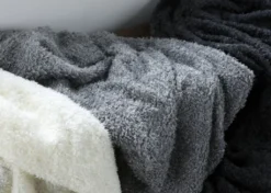 Bror Fårpäls|Mörkgrå Fuskpäls – Mjuk Imitation av Fårpäls