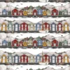 Arvidssons textil Arvidssons Textil|Bryggviken tyg med Smögens sjöbodar