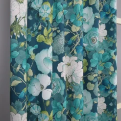 Nordisk Textil Gardiner Mönstrade|Capucine blå gardiner