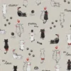 Barn Gardintyger Mönstrade|Barnmönster|Cats in love tyg med katter