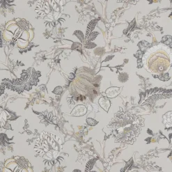 Nordisk Textil Gardintyger Mönstrade|Ceylan beige-gul tyg
