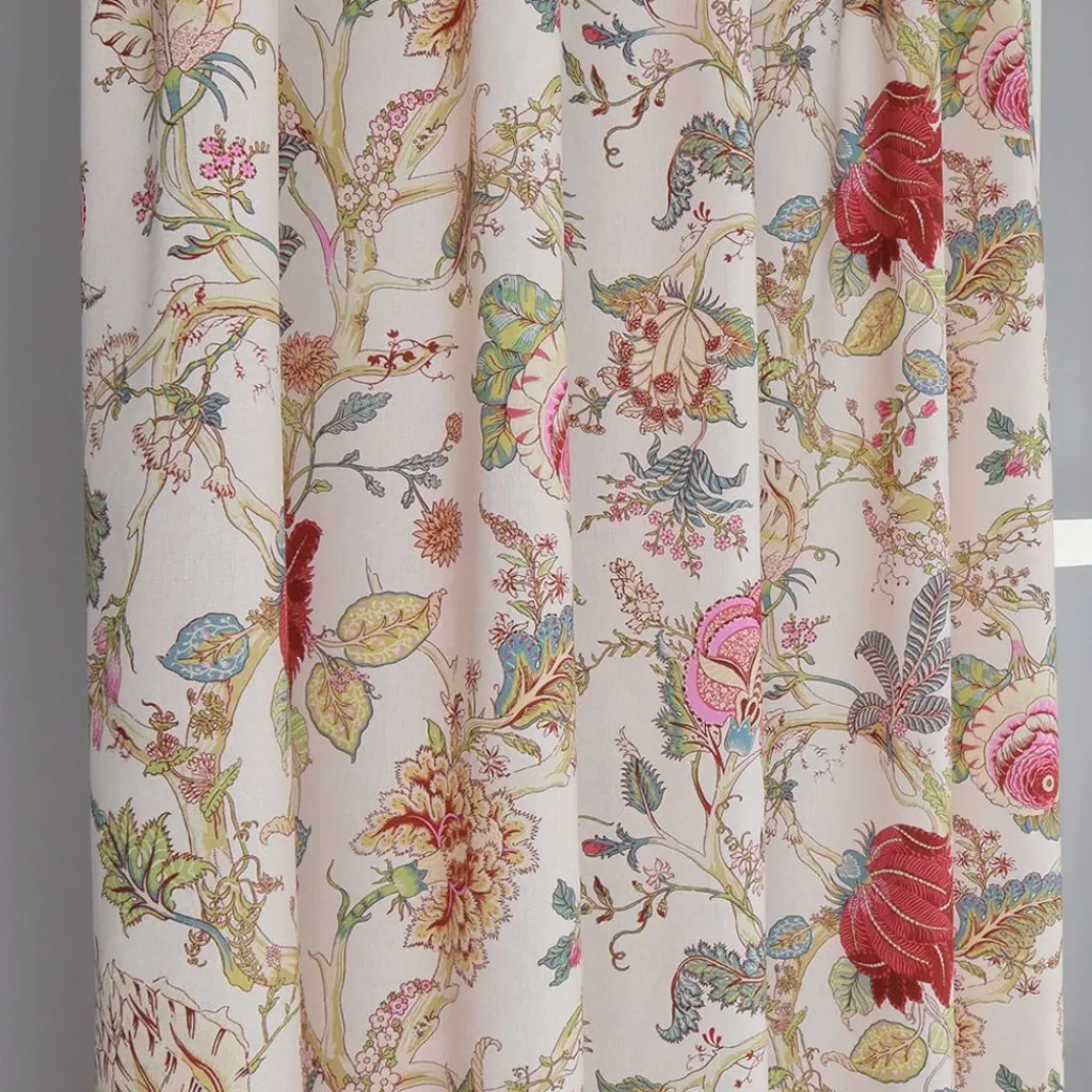 Nordisk Textil Gardiner Mönstrade|Ceylan beige-multi gardiner