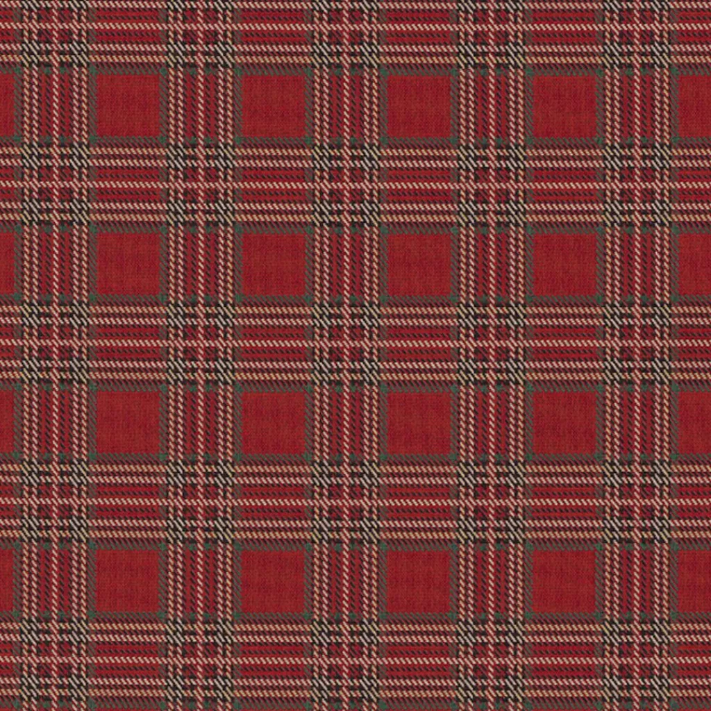 Rutiga Möbeltyger|Mönstrade Möbeltyger|Check Classic Holiday gobeläng – Klassisk jultextil i rutmönster
