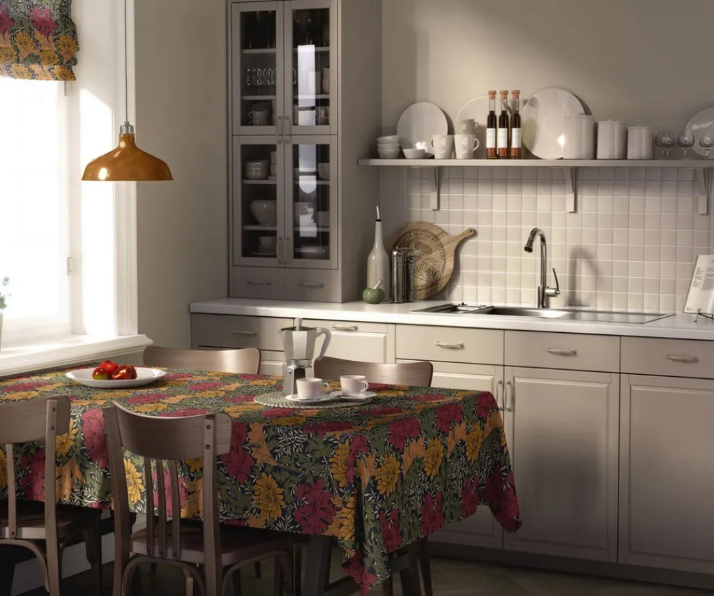 Nordisk Textil Bordsduk|Chrysanthemum Bloom bordsduk