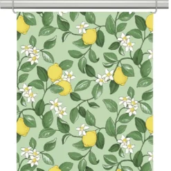 Arvidssons textil Panelgardiner|Citronlycka grön panelgardiner