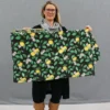 Arvidssons textil Gardinkappor Mönstrade|Citronlycka svart gardinkappa med citroner metervara